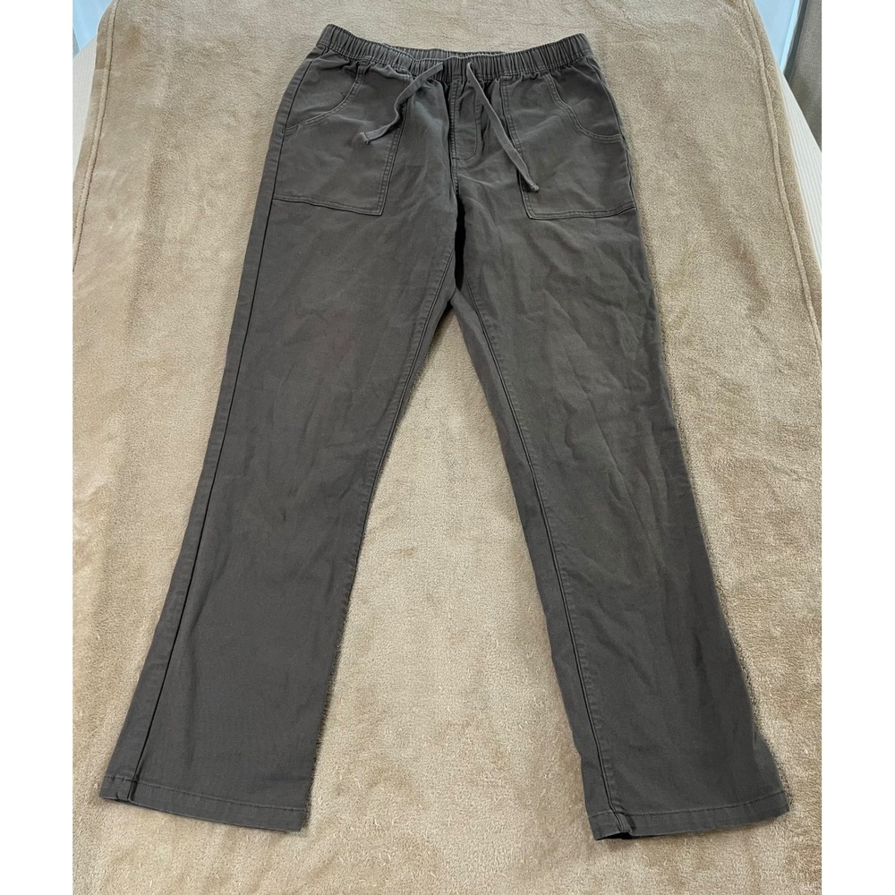 Katinโ Jogger Pants Mens size L Grayish Brown Cotton Blend Casual Drawstring